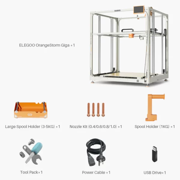 ELEGOO OrangeStorm Giga 3D Printer - Image 5